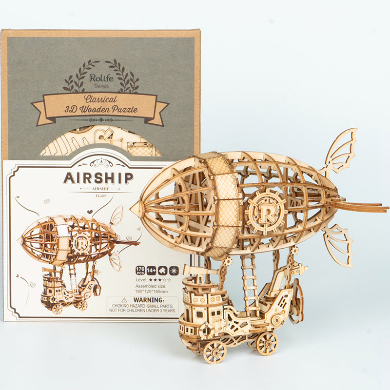 Maquette en bois 3D Rolife Airship