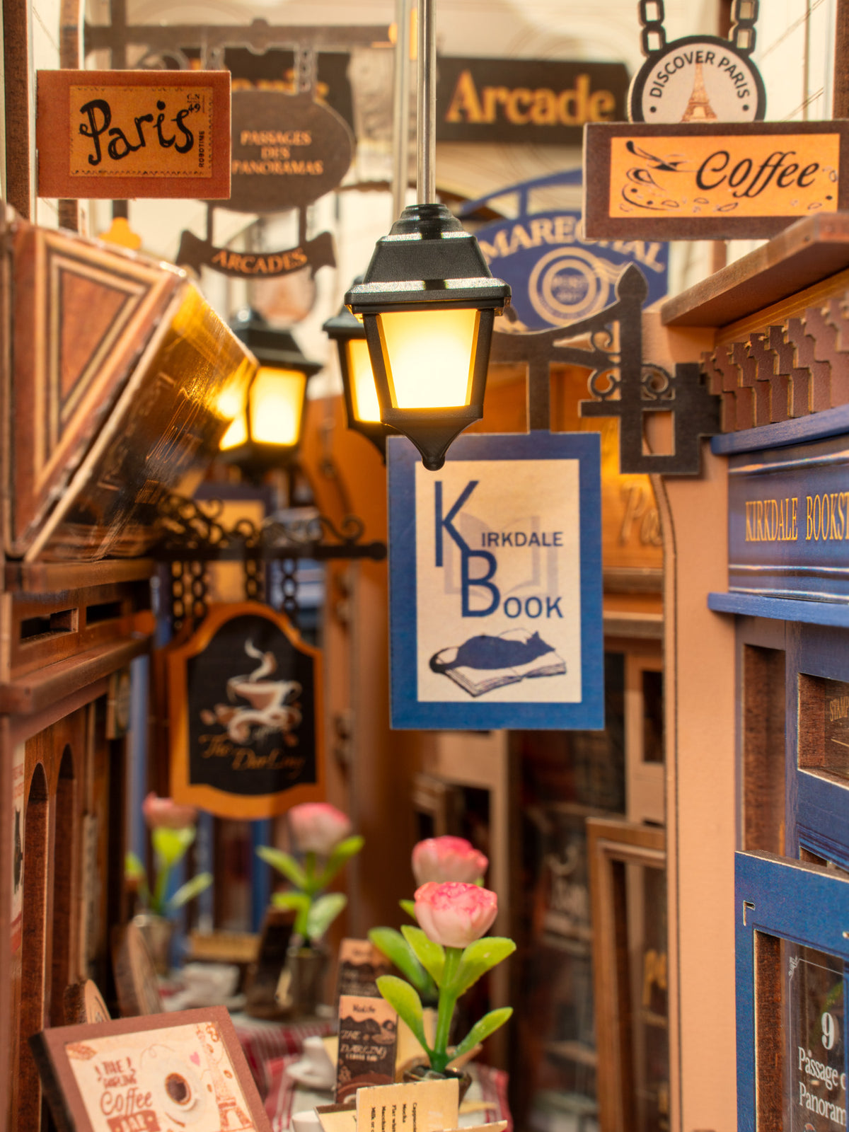 Rolife Arcade Rendez-vous DIY Book Nook