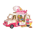 Puzzle en bois 3D Le Camion de Glaces de Beverly de Rolife
