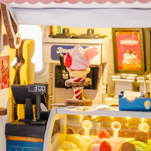 Puzzle en bois 3D Le Camion de Glaces de Beverly de Rolife