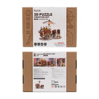 Puzzle en bois 3D Charrette florale Rolife