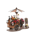 Puzzle en bois 3D Charrette florale Rolife