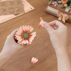 Rowood Puzzle 3D Bouquet de Fleurs en Bois Blooming Book à faire soi-même