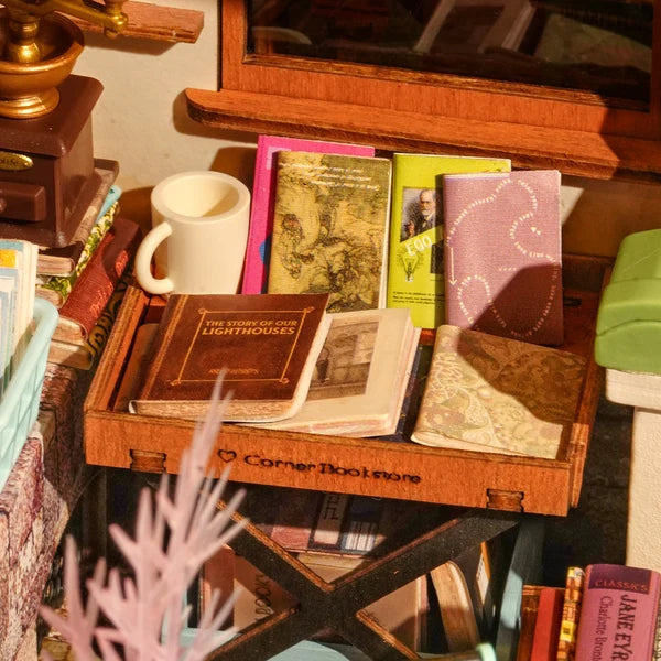 Rolife Coin Librairie Miniature DIY