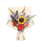 Rowood DIY Bouquet de Fleurs en Bois Puzzle 3D en Bois