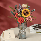 Rowood DIY Bouquet de Fleurs en Bois Puzzle 3D en Bois