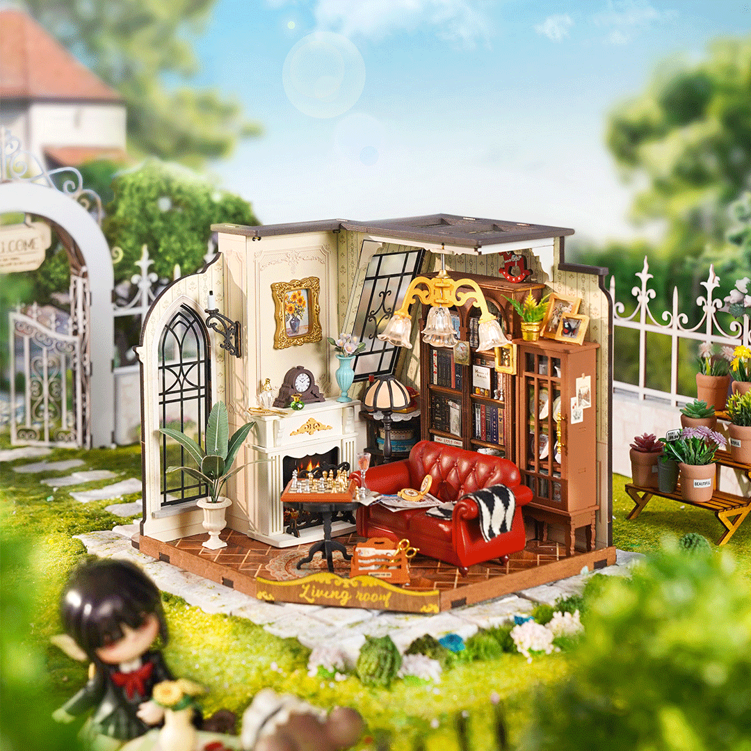 Maison miniature à construire soi-même "Le salon de Catherine" de Rolife