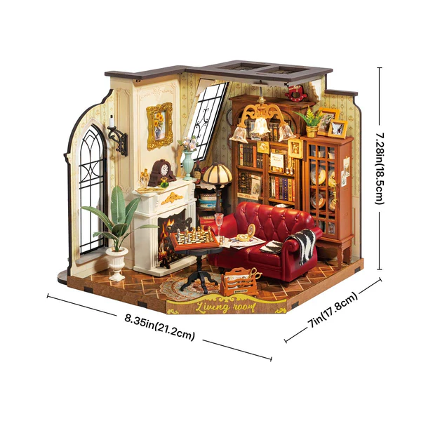 Maison miniature à construire soi-même "Le salon de Catherine" de Rolife