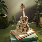 Boîte à Musique Mécanique 3D en Bois ROKR Magic Cello