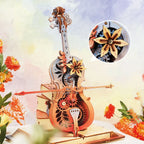 Boîte à Musique Mécanique 3D en Bois ROKR Magic Cello