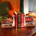 Serre-livres à monter soi-même Rolife Le Train du Siècle