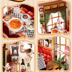 Maison Miniature DIY Bistro des Champs-Élysées Rolife