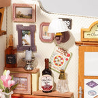 Maison Miniature DIY Bistro des Champs-Élysées Rolife