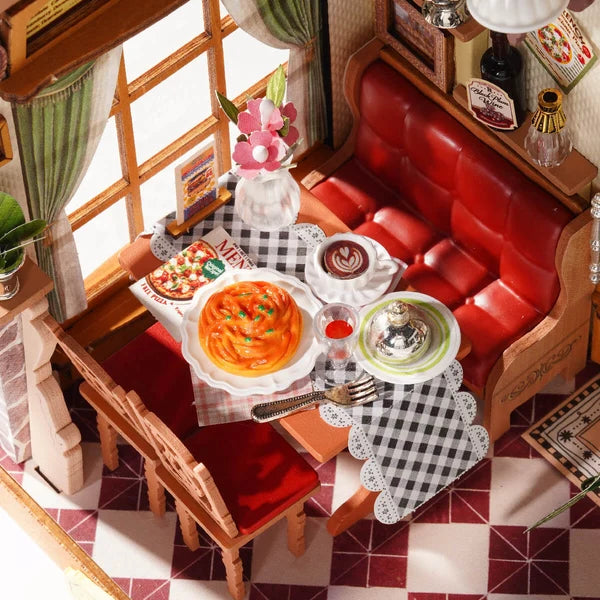 Maison Miniature DIY Bistro des Champs-Élysées Rolife