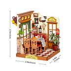 Maison Miniature DIY Bistro des Champs-Élysées Rolife