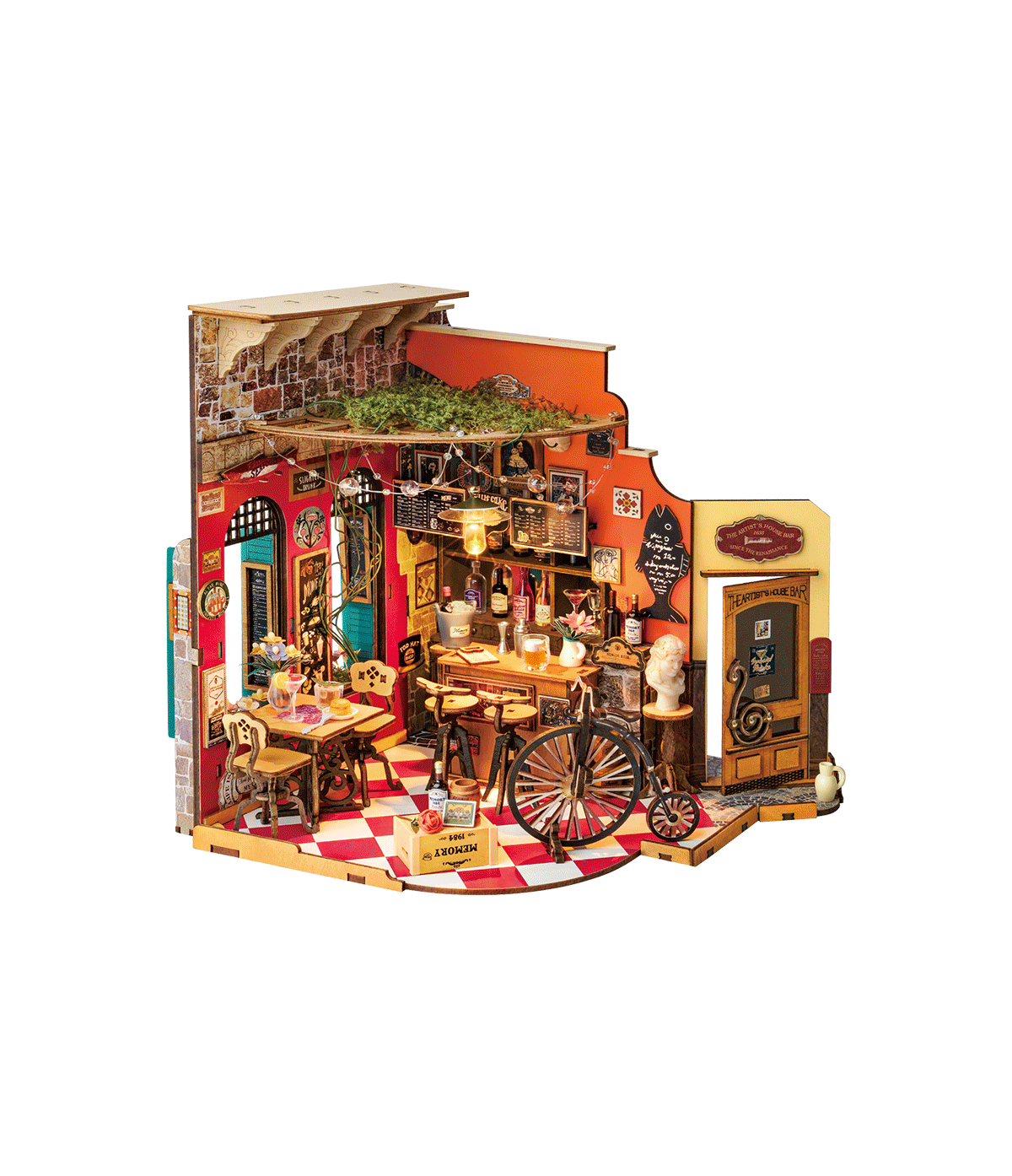 Mini-maison miniature DIY "Cheers Bar & Dining" de Rolife