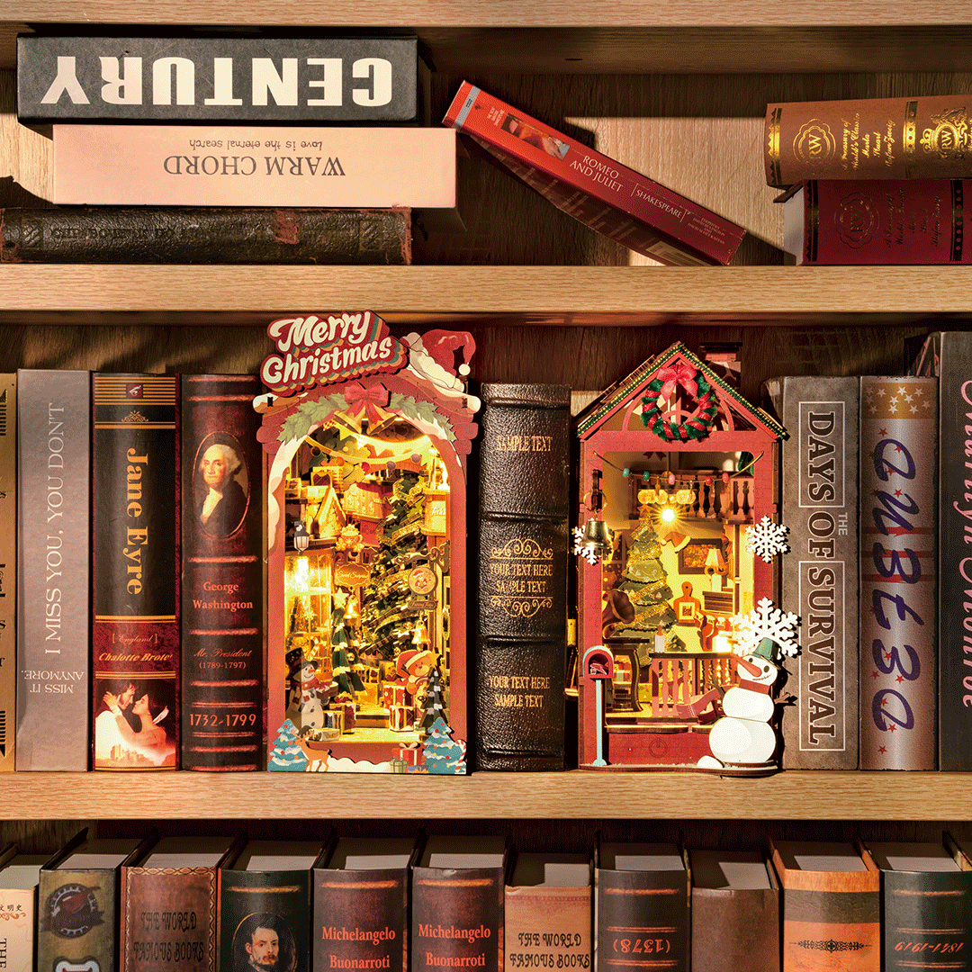 Rolife Christmas Street DIY Book Nook