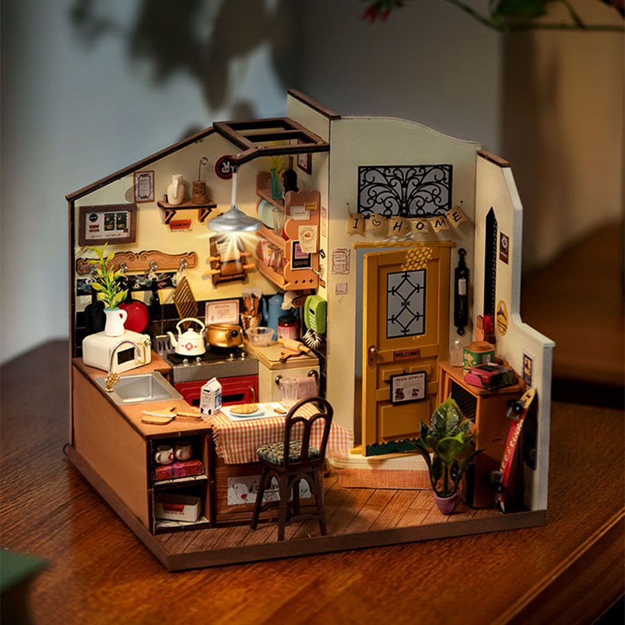 Rolife Cozy Kitchen : maison miniature DIY