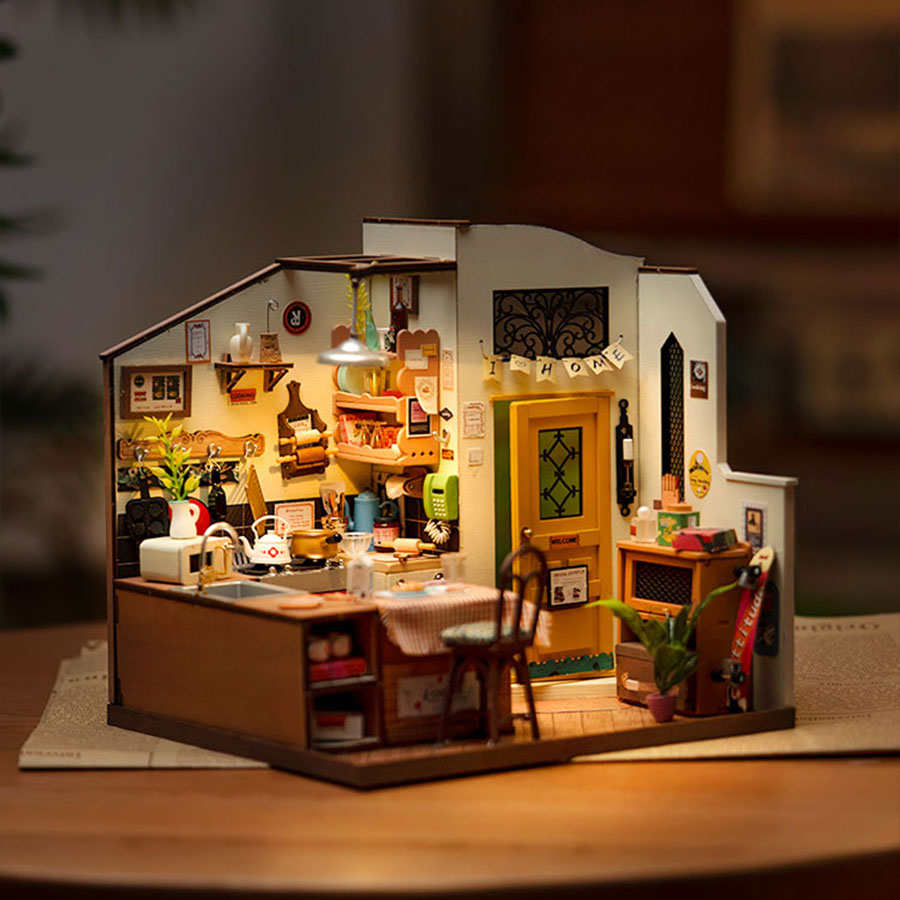 Rolife Cozy Kitchen : maison miniature DIY