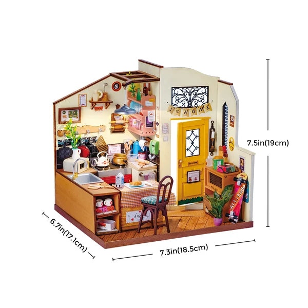 Rolife Cozy Kitchen : maison miniature DIY