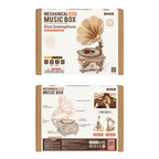 Boîte à musique gramophone ROKR Diva Puzzle 3D en bois
