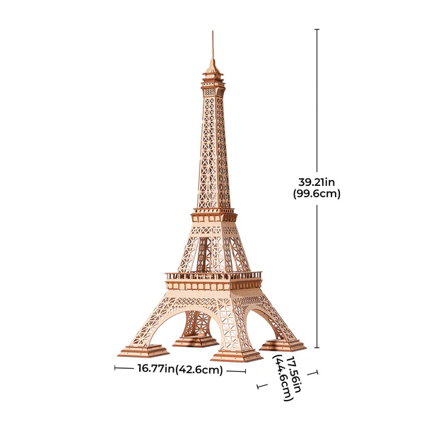 Puzzle en bois 3D La Tour Eiffel Plus Rolife