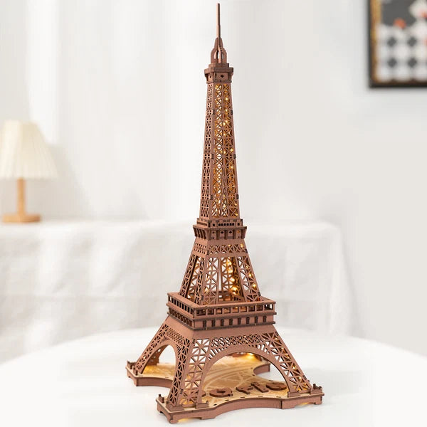 Rolife Tour Eiffel de Nuit Puzzle 3D en Bois