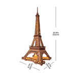 Rolife Tour Eiffel de Nuit Puzzle 3D en Bois