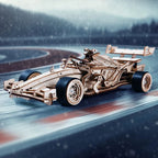 Puzzle 3D en Bois Voiture de Course ROKR