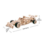 Puzzle 3D en Bois Voiture de Course ROKR