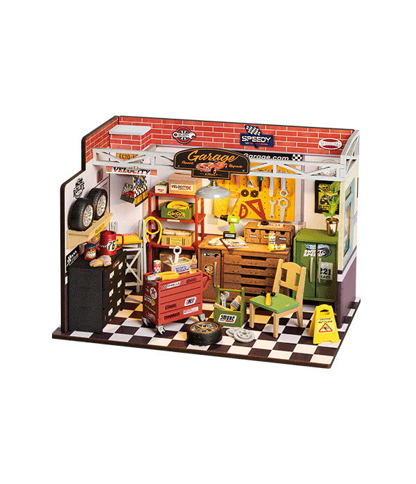 Rolife Garage Atelier Maison Miniature DIY