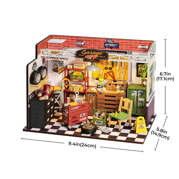 Rolife Garage Atelier Maison Miniature DIY