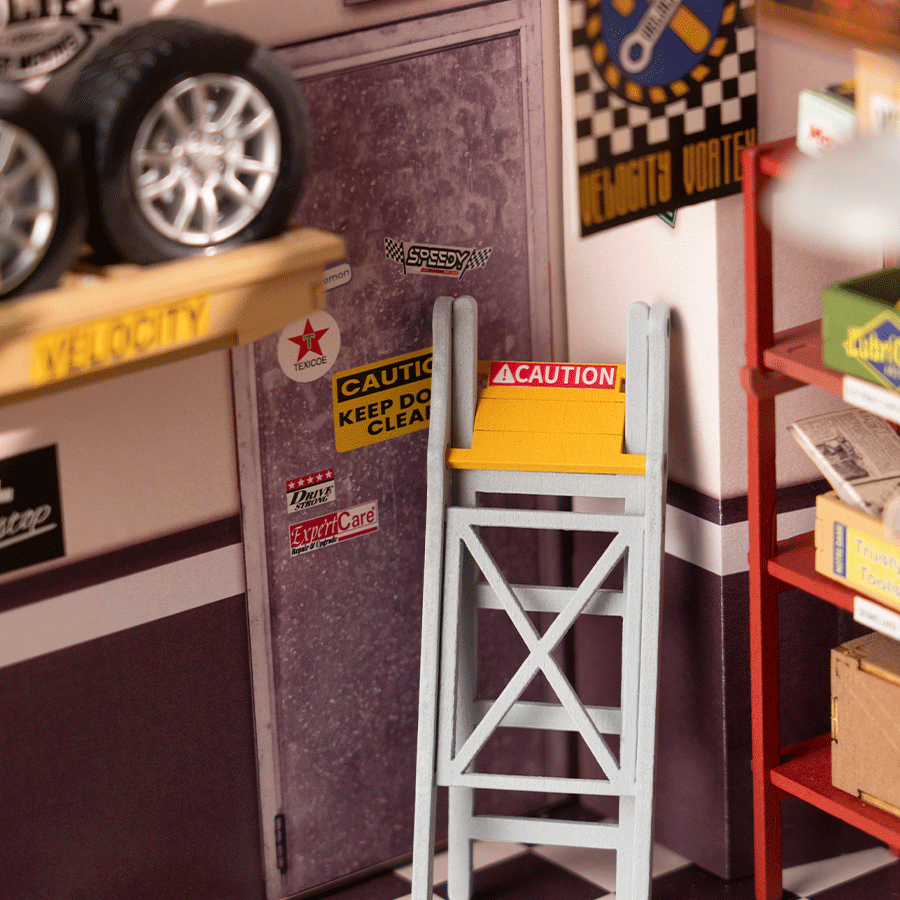 Rolife Garage Atelier Maison Miniature DIY