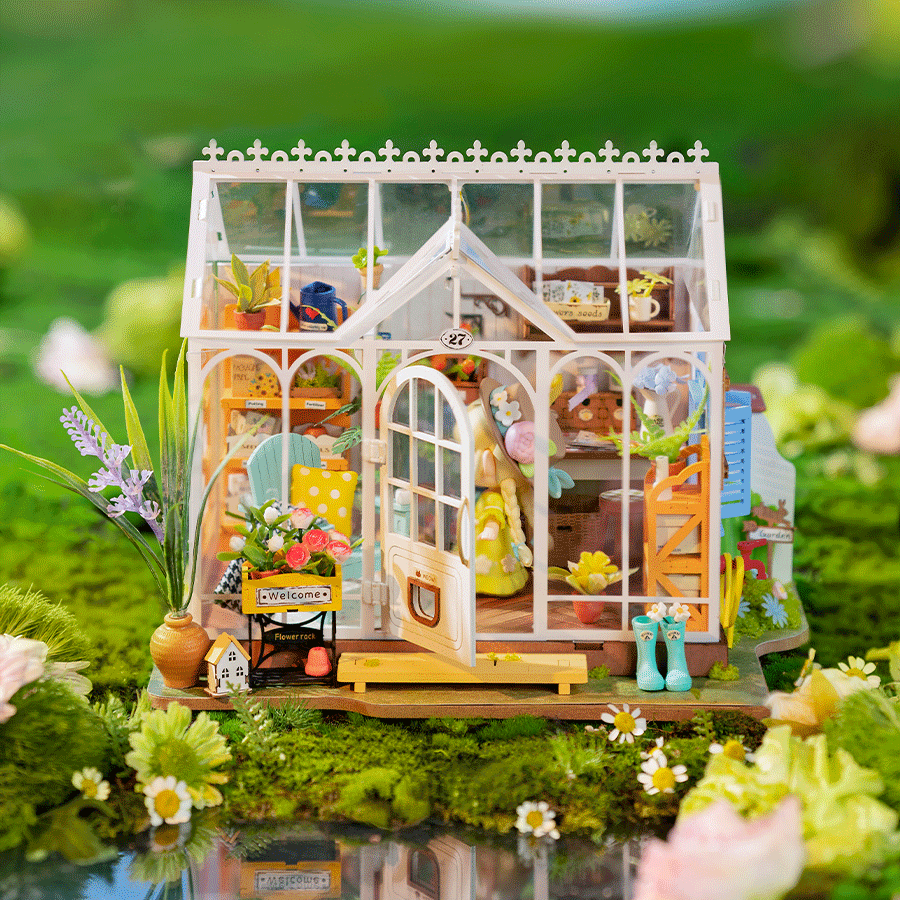 Rolife Dreamy Garden House – Kit de maison miniature à construire soi-même