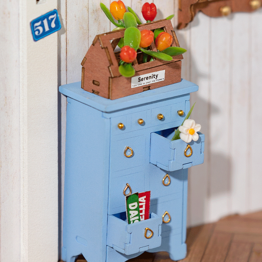 Rolife Dreamy Garden House – Kit de maison miniature à construire soi-même