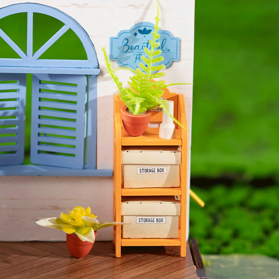 Rolife Dreamy Garden House – Kit de maison miniature à construire soi-même
