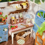 Rolife Dreamy Garden House – Kit de maison miniature à construire soi-même