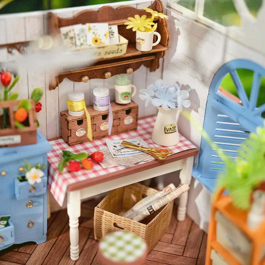 Rolife Dreamy Garden House – Kit de maison miniature à construire soi-même