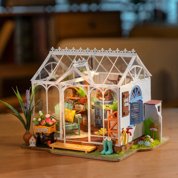 Rolife Dreamy Garden House – Kit de maison miniature à construire soi-même