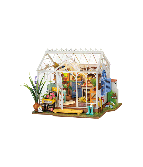 Rolife Dreamy Garden House – Kit de maison miniature à construire soi-même