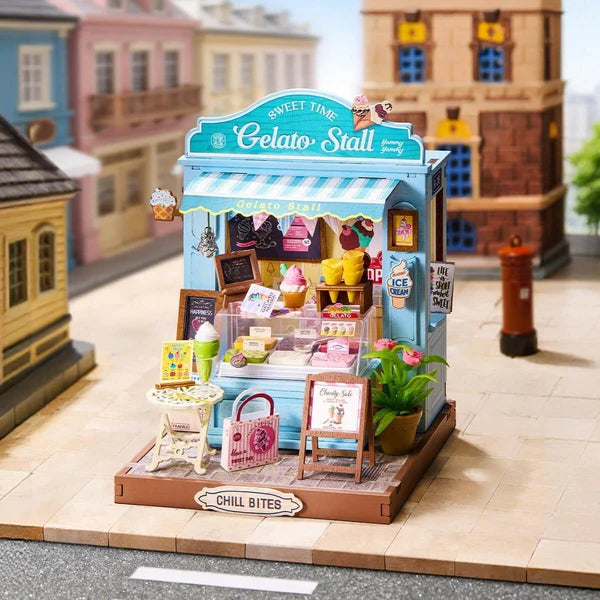 Miniature maison à monter Rolife - Le stand de glaces
