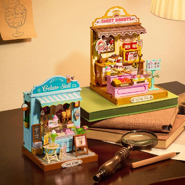 Miniature maison à monter Rolife - Le stand de glaces