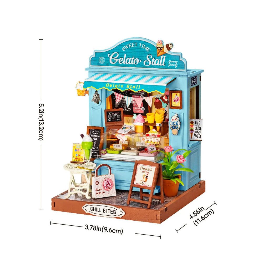 Miniature maison à monter Rolife - Le stand de glaces
