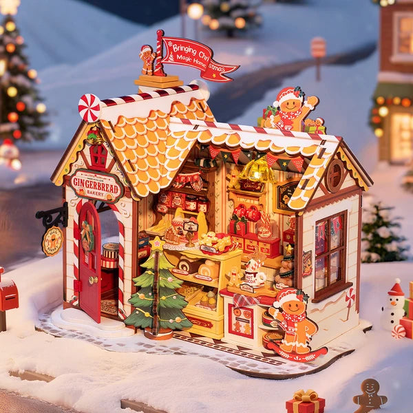 Rolife Maison en Pain d'Épices Miniature à Construire Soi-Même