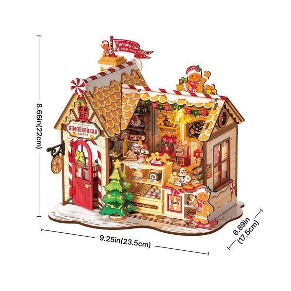 Rolife Maison en Pain d'Épices Miniature à Construire Soi-Même