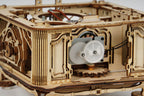 ROKR Gramophone Classique - Puzzle 3D en Bois (Version Électrique)
