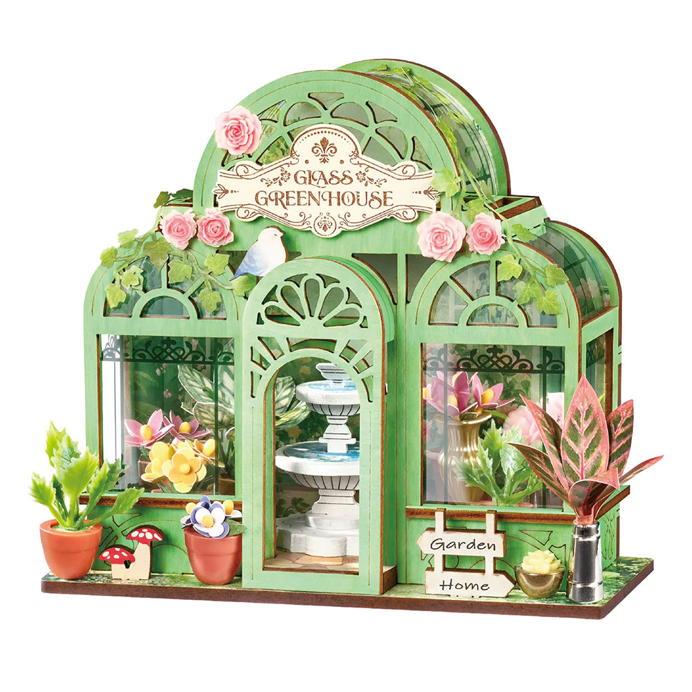 Rolife Green Fountain Garden - Maison miniature DIY