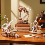 Boîte à musique ROKR Harpe magique Puzzle 3D en bois