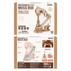 Boîte à musique ROKR Harpe magique Puzzle 3D en bois