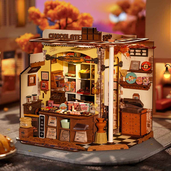 Rolife Henry's Chocolate : maison miniature à monter soi-même